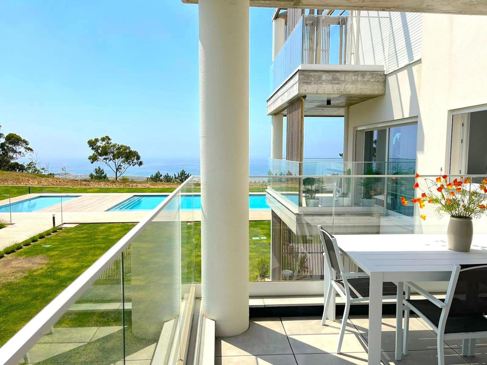 Mar A Vista - Condominium With Pool, Gym And Sea Views Nazaré Exterior foto