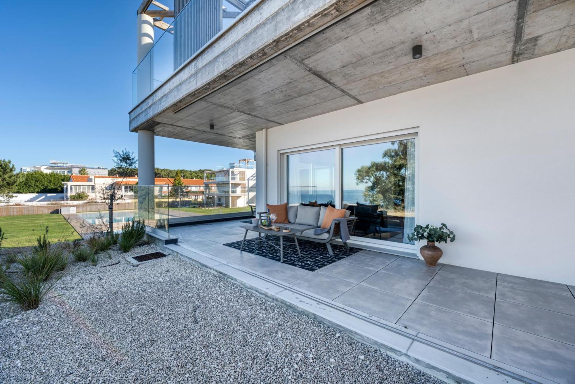 Mar A Vista - Condominium With Pool, Gym And Sea Views Nazaré Habitación foto